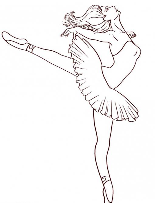 как нарисовать балерину поэтапно 
