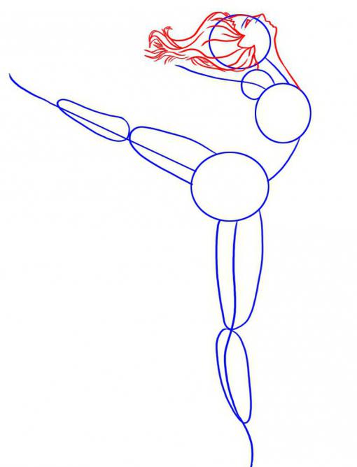 как нарисовать балерину для начинающих 