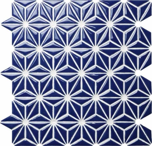 Керамическая мозаика из геометрических элементов